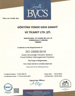 Göktürk Yemek Belgelerimiz